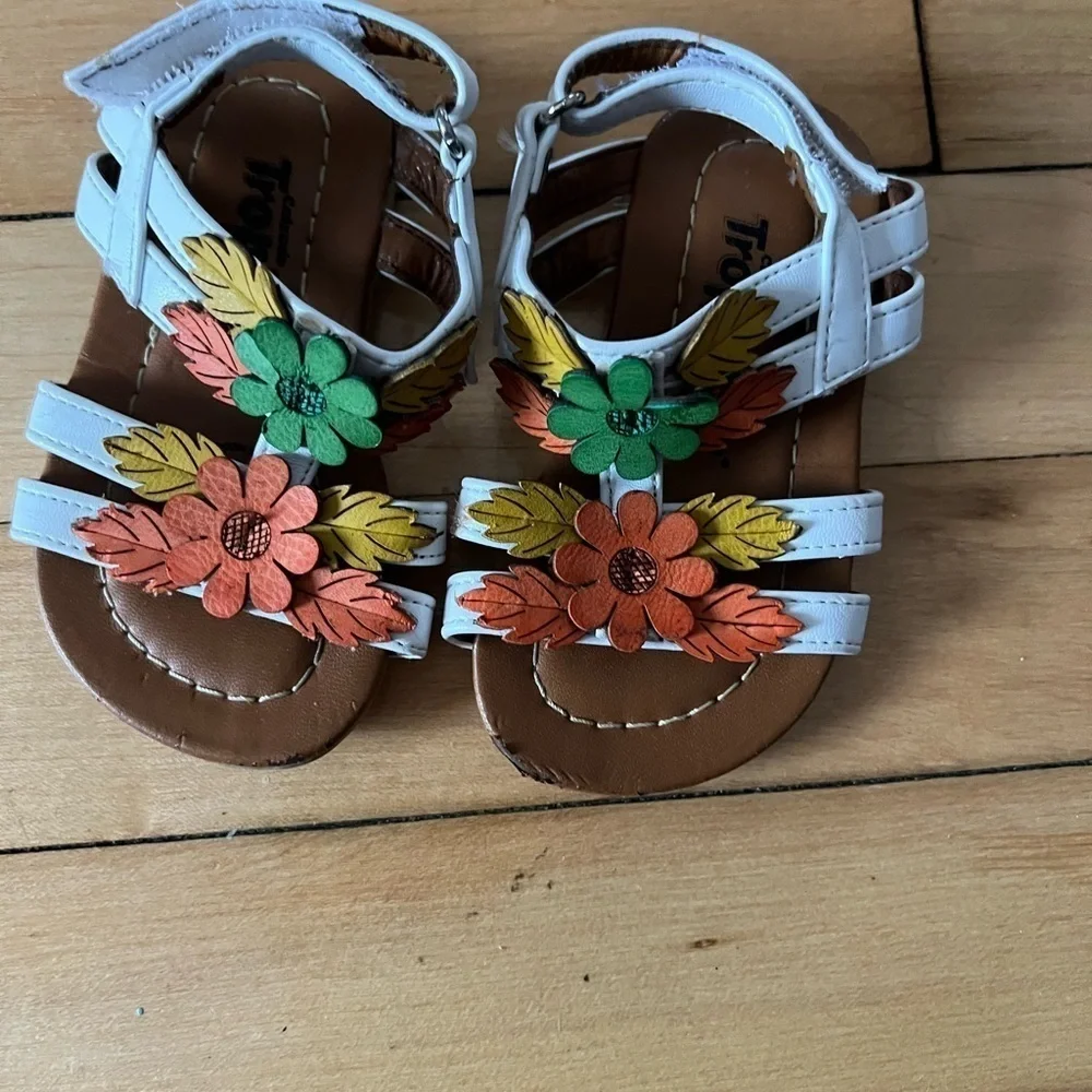 tropicana floral leather